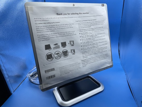 Monitor lcd l1710 - hp, 17"