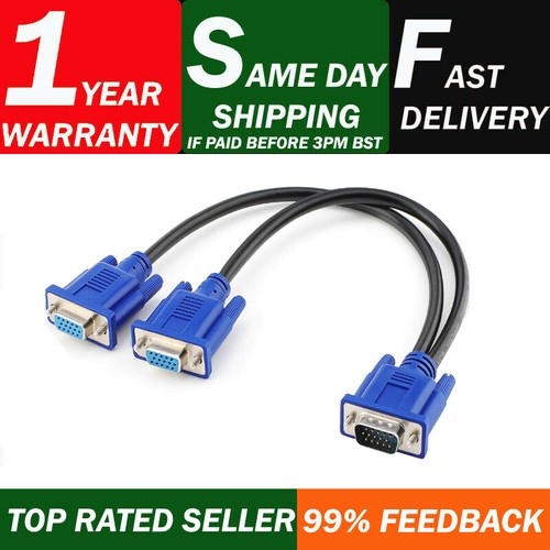 Cavo sdoppiatore monitor vga - y,